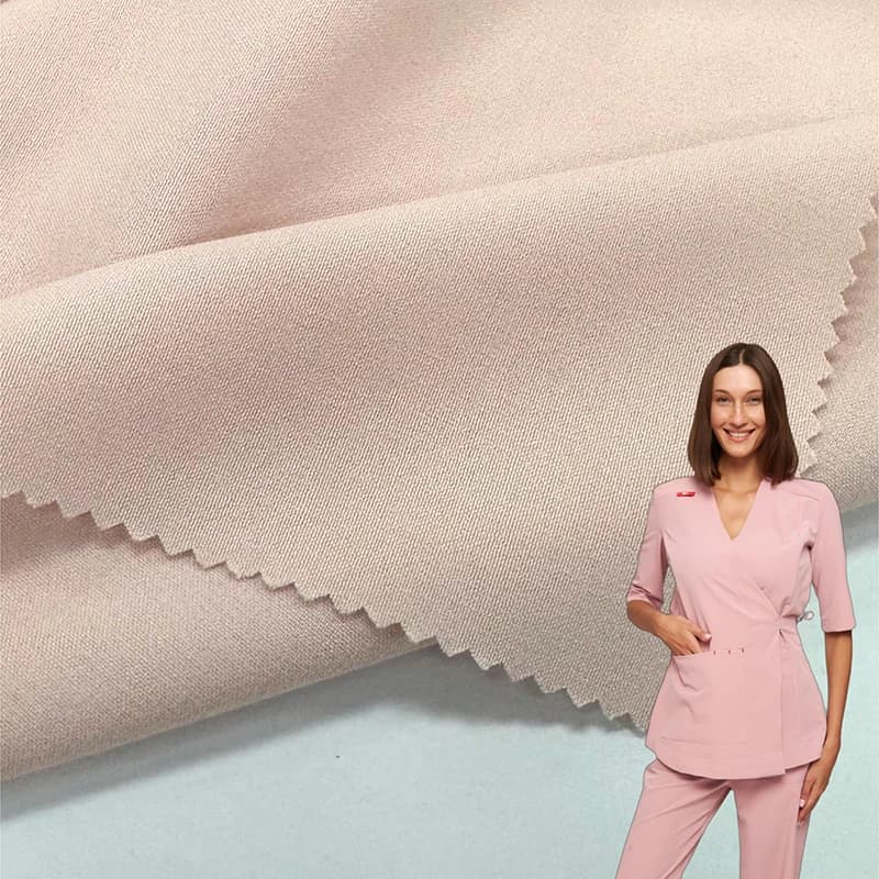 KMP-212004 pink fabric and nurse-uniform application